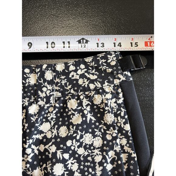 Free People Cargo Pants Small Black Floral Love You Back Utility Emo Grunge Boho - Picture 10 of 12